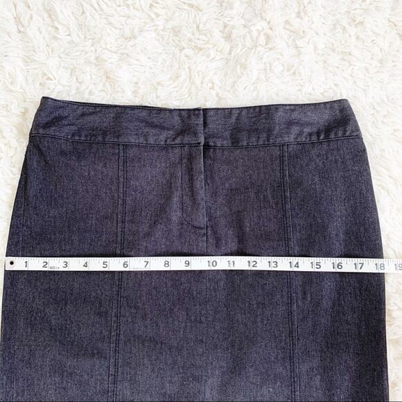 WILLI SMITH Black Cotton Blend Denim Pencil Skirt size 10 - Picture 3 of 6